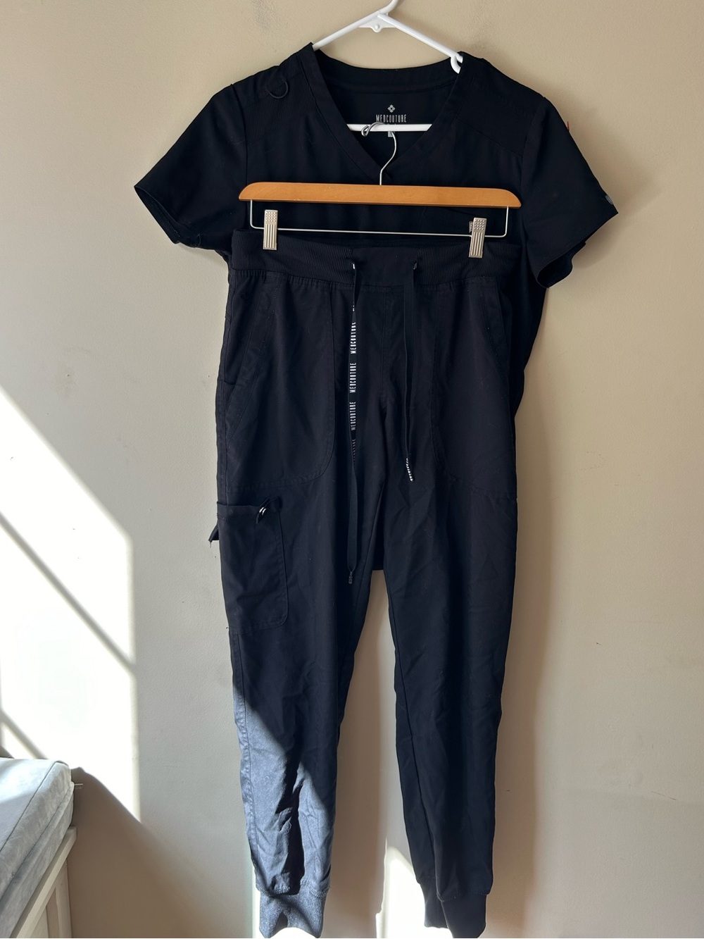 Black scrubs